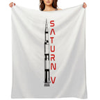 Saturn V Apollo NASA Rocket Comfort Throw Blanket