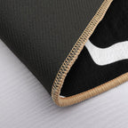 Cow Print Pattern  Black And White  Dirt-Trapping Bath Mat