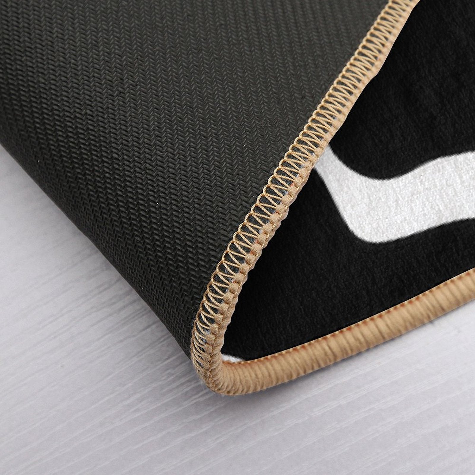 Cow Print Pattern  Black And White  Dirt-Trapping Bath Mat