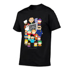 South Park Cast  Ribbed Collar T-Shirt