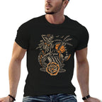 Mermaid Skeleton Traditional Tattoo Old School Tattoo Flash  Polyester Blend T-Shirt