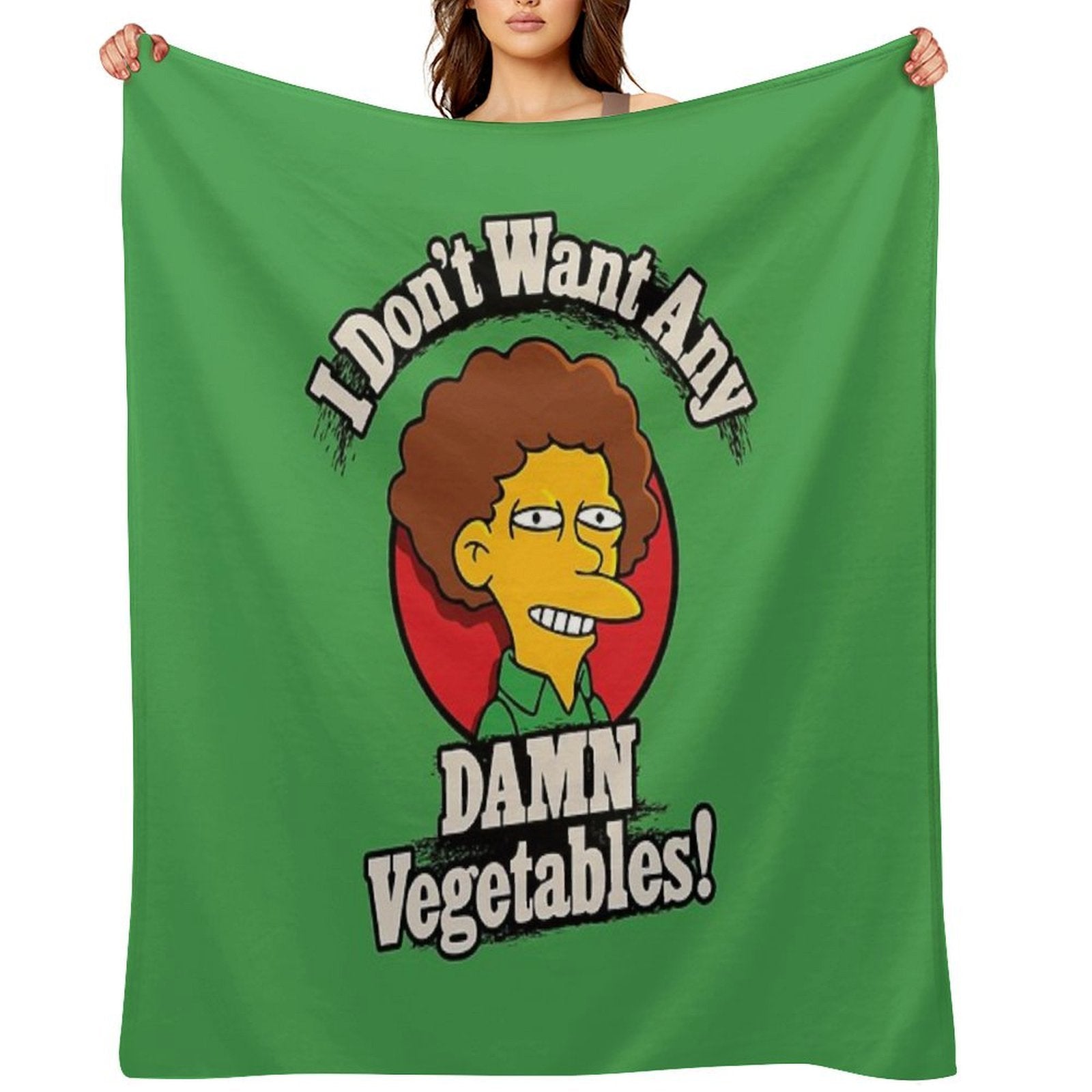 I Don't Want Any Damn Vegetables Gift-ready Throw Blanket