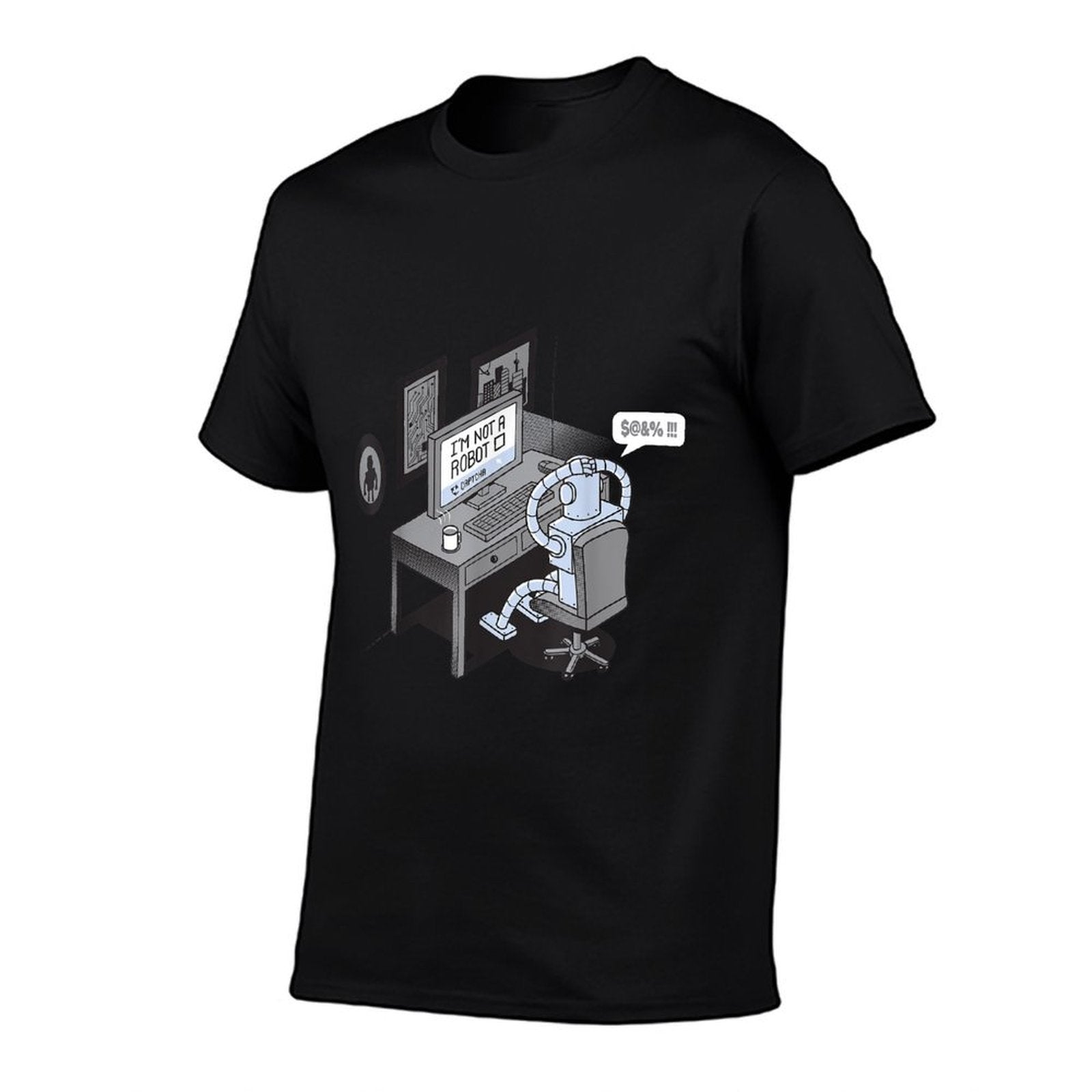Im Not A Robot  Funny Computer Pun  Vintage-inspired T-Shirt