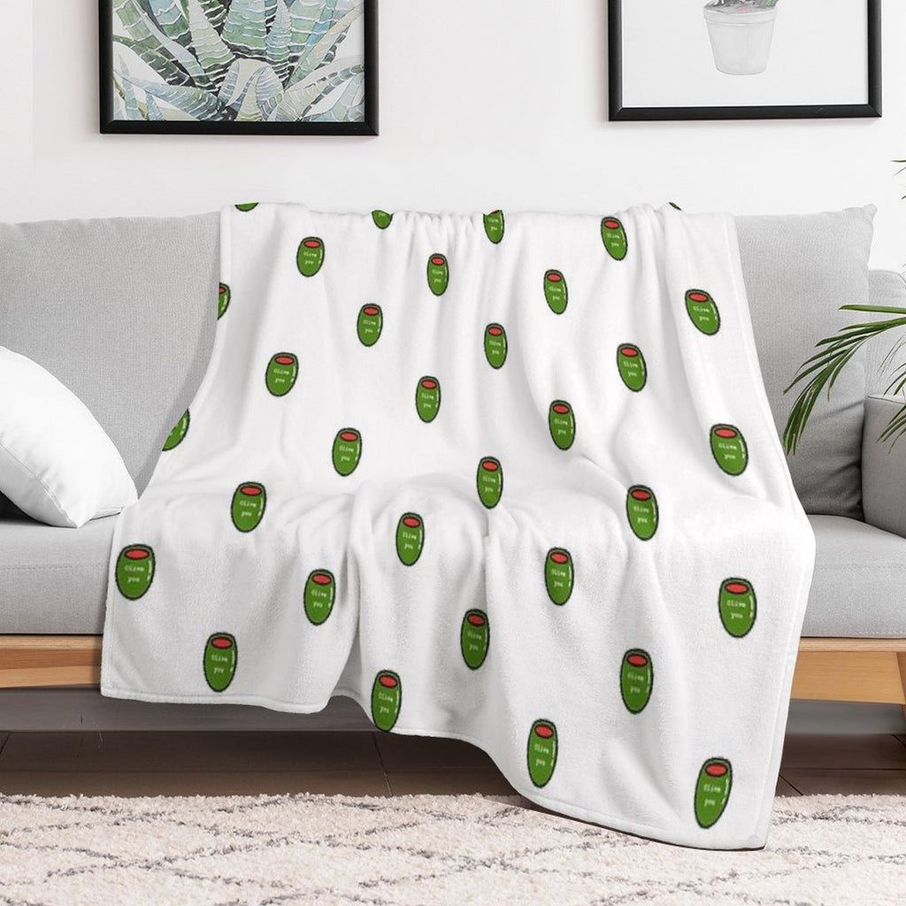 Olive You Premium Throw Blanket