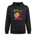 OMG It's My 7th Birthday Girl Cute 7 Yrs Old Birthday Party Layering Staple Hoodie