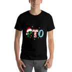 PTO Santa Hat Reindeer Parent Teacher Organization Christmas  Classic T-Shirt