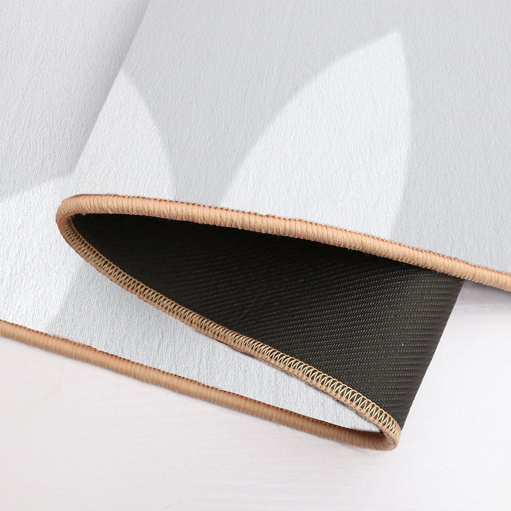 Simple Leaves Pattern  Toxin-Free Bath Mat