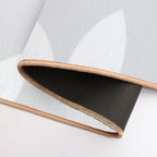 Simple Leaves Pattern  Toxin-Free Bath Mat