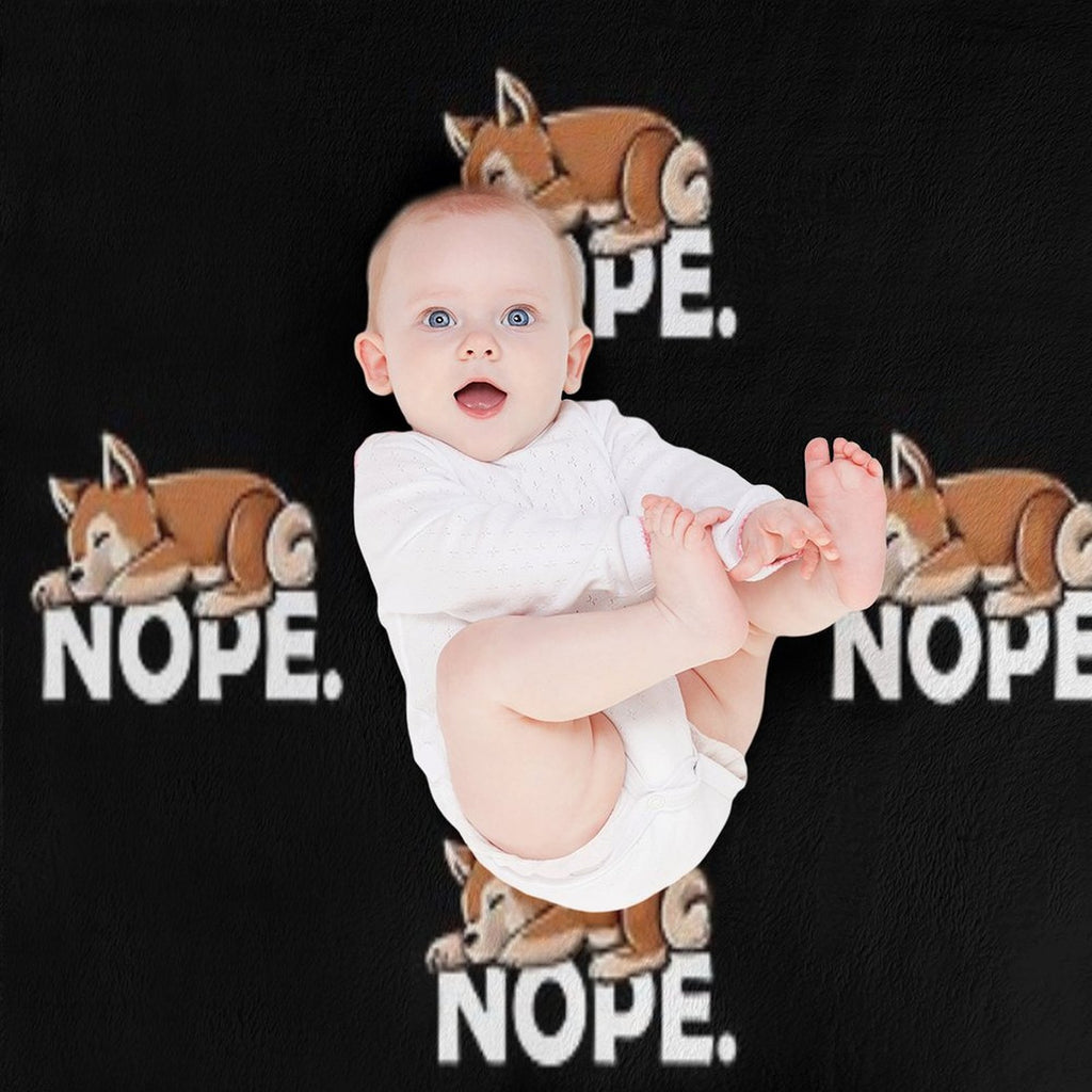 Shiba Inu Velvety-soft Throw Blanket