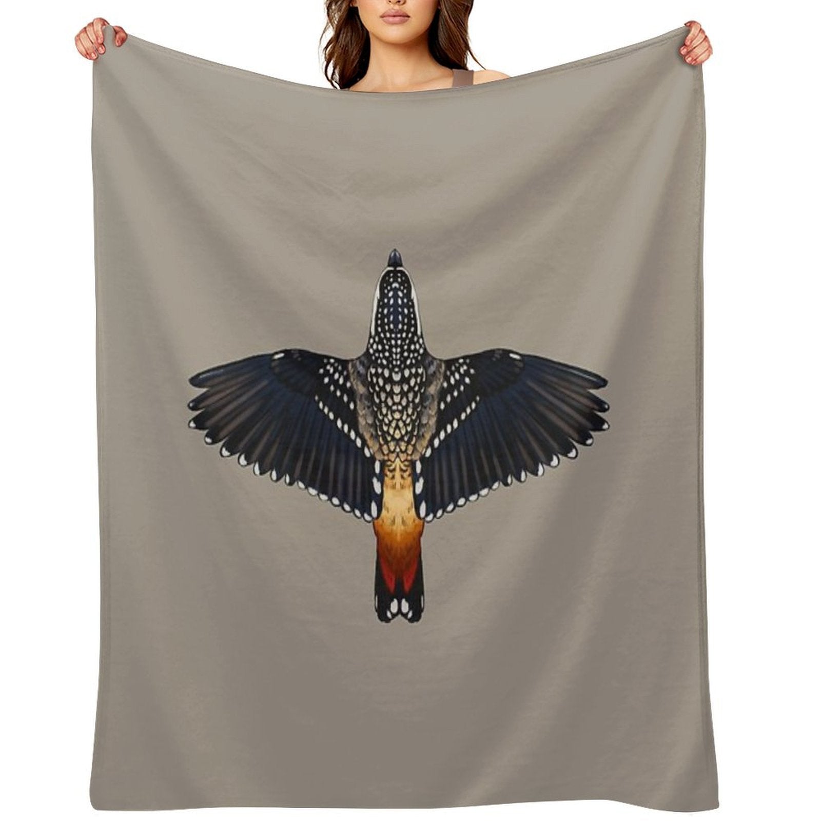 Spotted Pardalote - Australian Bird Premium Throw Blanket