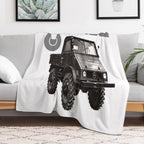 UNIMOG Oldschool Durable Throw Blanket