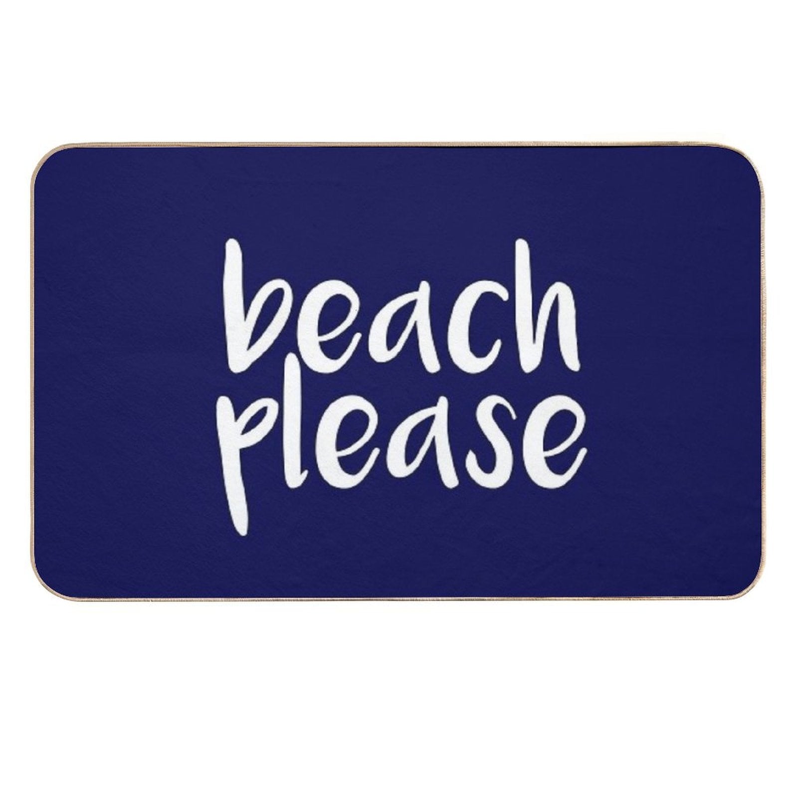 Beach  Dirt-Trapping Bath Mat