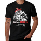 Mamasaurus T Rex Dinosaur Funny Mama Saurus Mothers Family  Stretchy T-Shirt