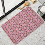 Love Comes in Two  Repositionable Bath Mat
