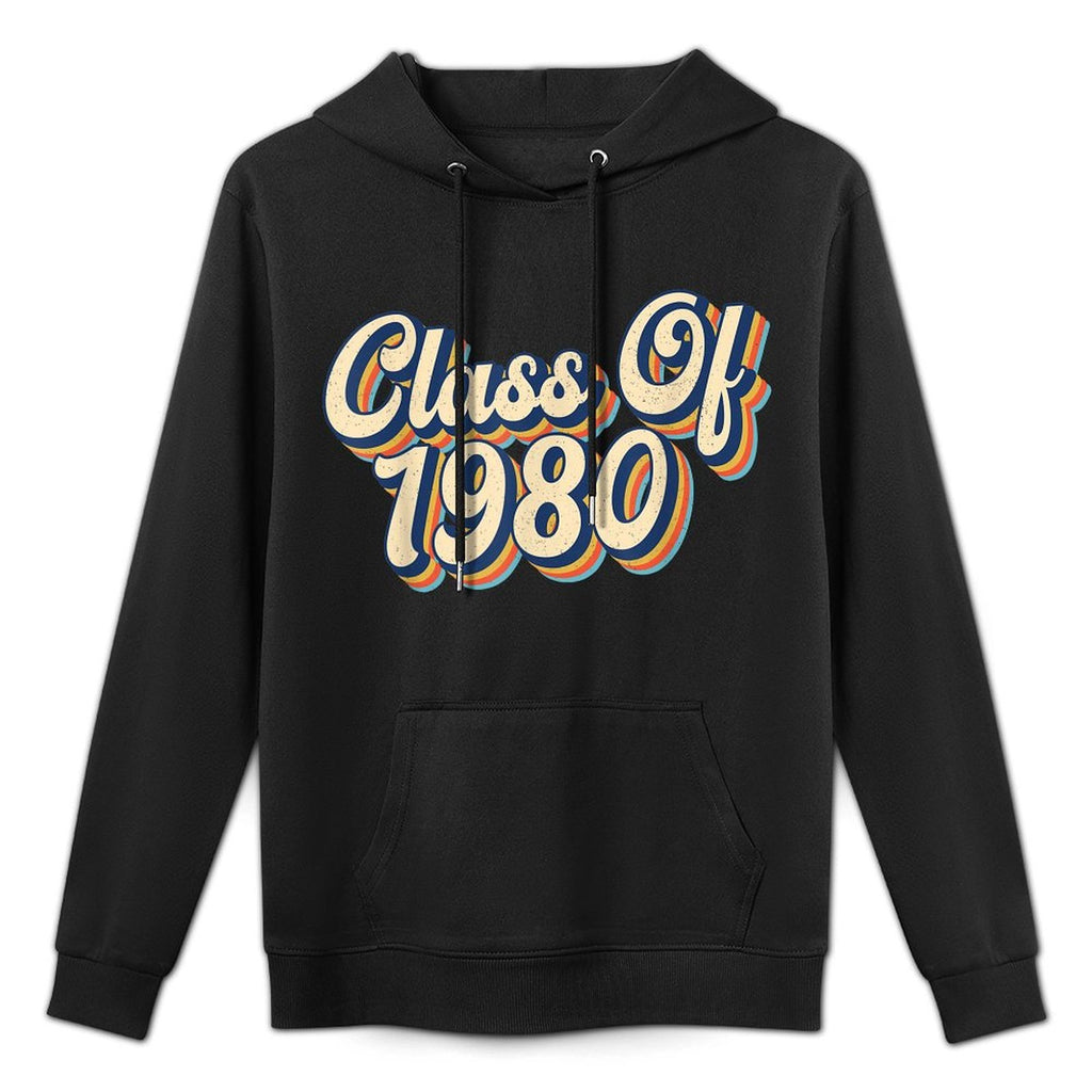 Class of 1980 High School Reunion Vintage Shrink-Resistant Hoodie