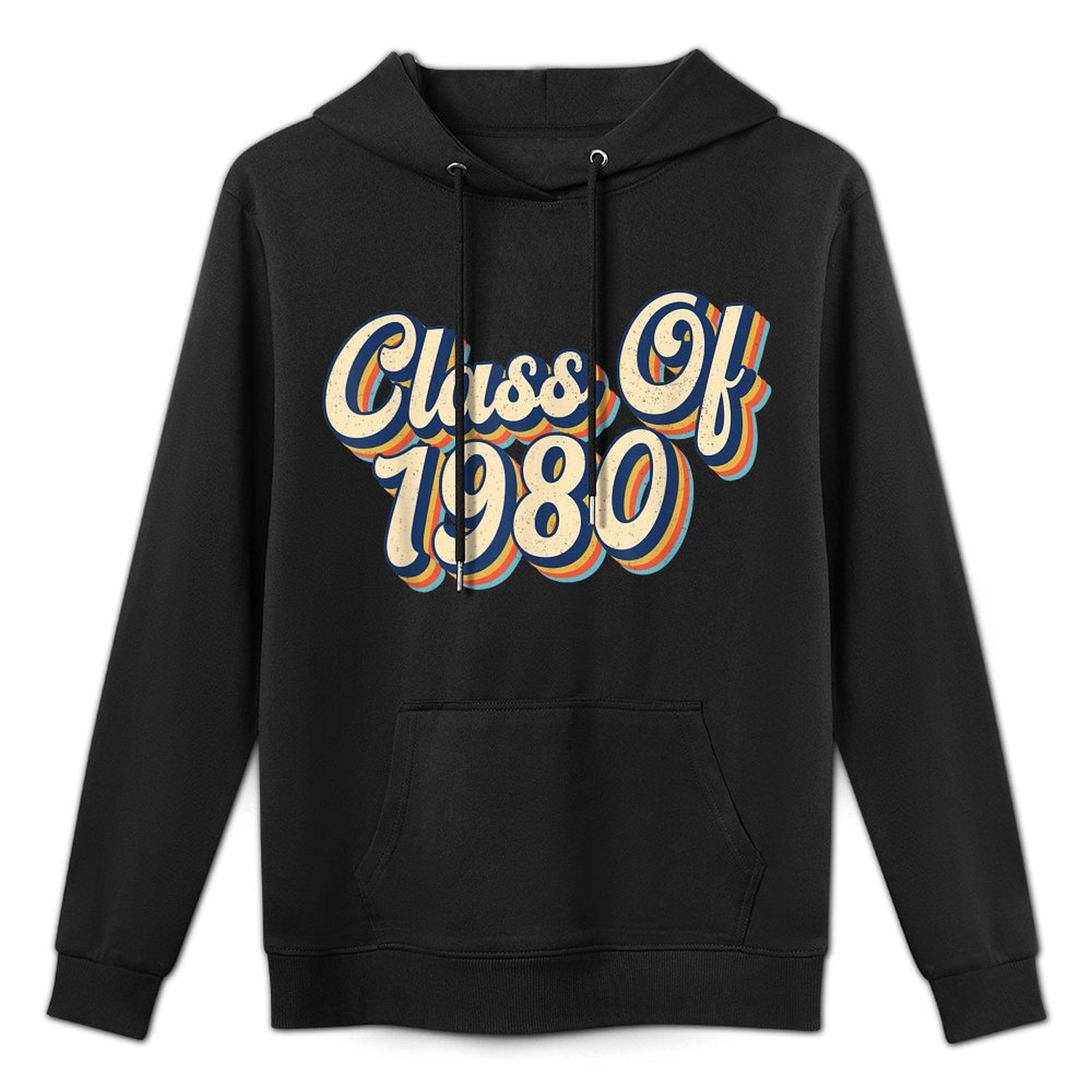 Class of 1980 High School Reunion Vintage Shrink-Resistant Hoodie