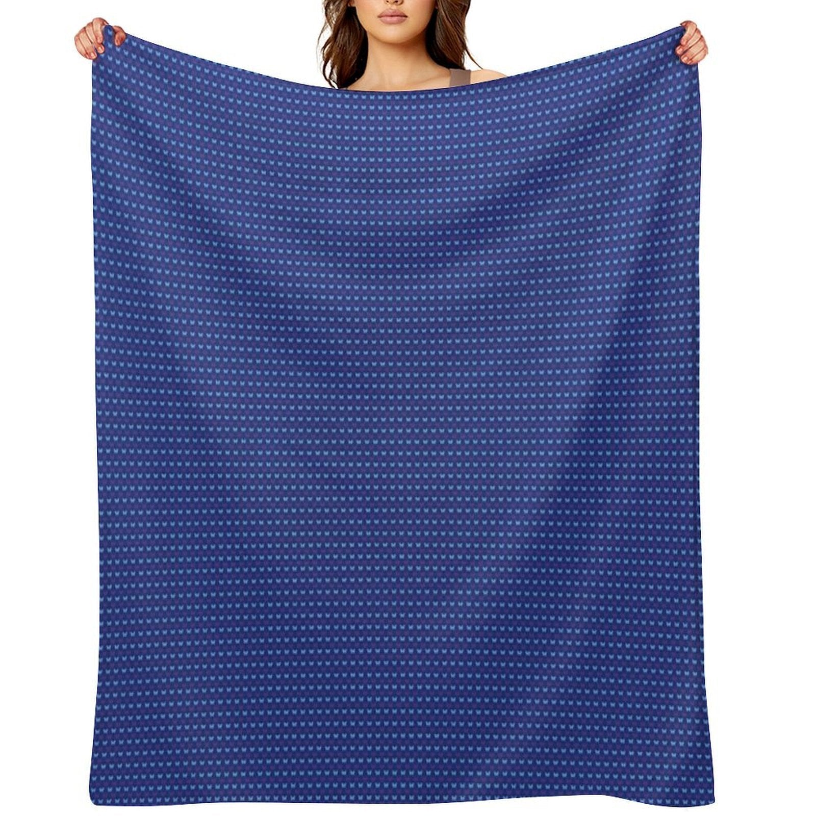 All Over Blue Butterflies Lightweight Throw Blanket