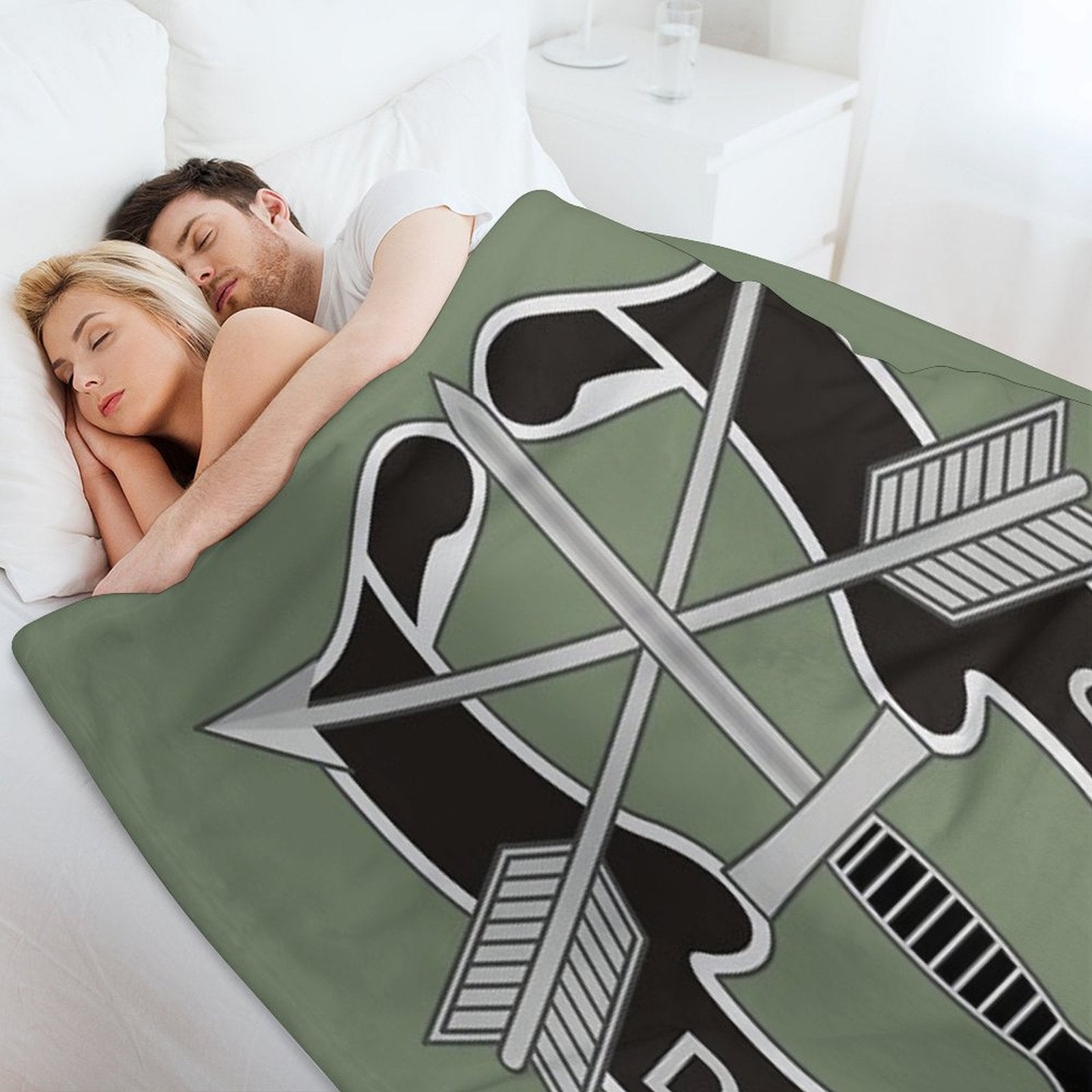 Special Forces - Insignia (United States Army) Quick-dry Throw Blanket