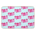 Minecraft Pink Axolotl  Dirt-Trapping Bath Mat