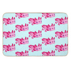 Minecraft Pink Axolotl  Dirt-Trapping Bath Mat