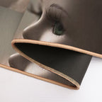 Creepy Doll Photograph  Dirt-Trapping Bath Mat