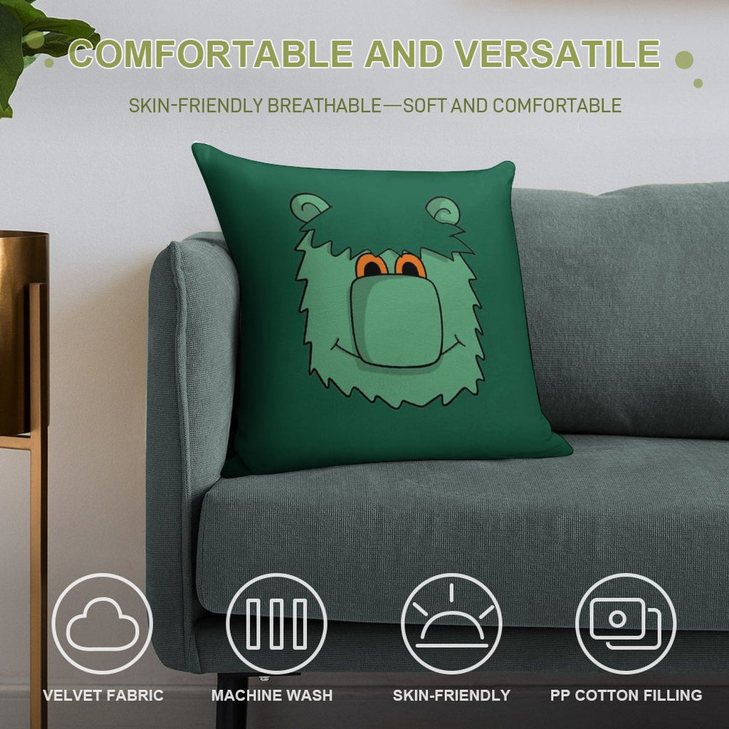 MUZZY Soft Anti-Pilling Throw Pillow