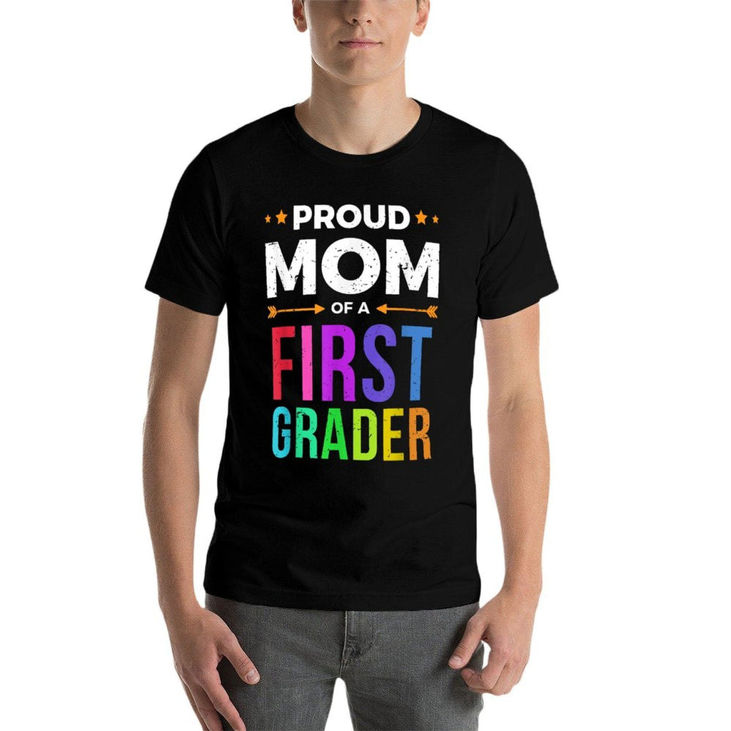 Mom Of A First Grader First Day Of School Gift  Eco-friendly Material T-Shirt