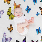 Butterfly Crazy Anti-pilling Throw Blanket