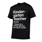 Kindergarten Teacher Definition Funny Back To School  Polyester Blend T-Shirt