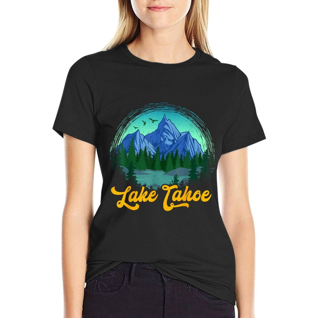 Lake Tahoe Vacation Souvenir Nevada California Gift  Stretchy T-Shirt