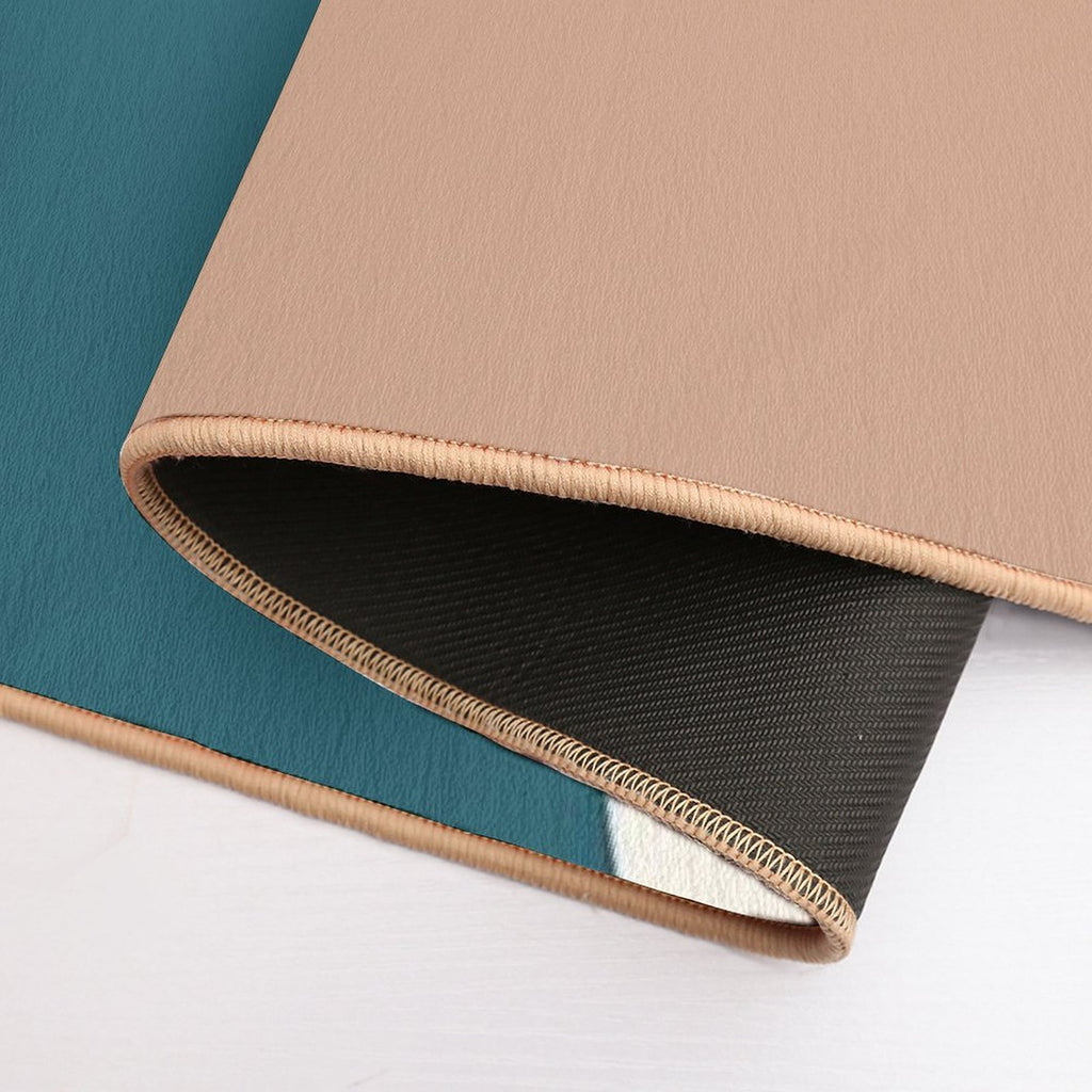 Abstract Art Nordic Blush Pink Colors Durable Bath Mat