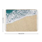 Summer Beach  Dirt-Trapping Bath Mat
