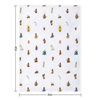 Barrel of Even More Monkeys Eco-conscious Throw Blanket