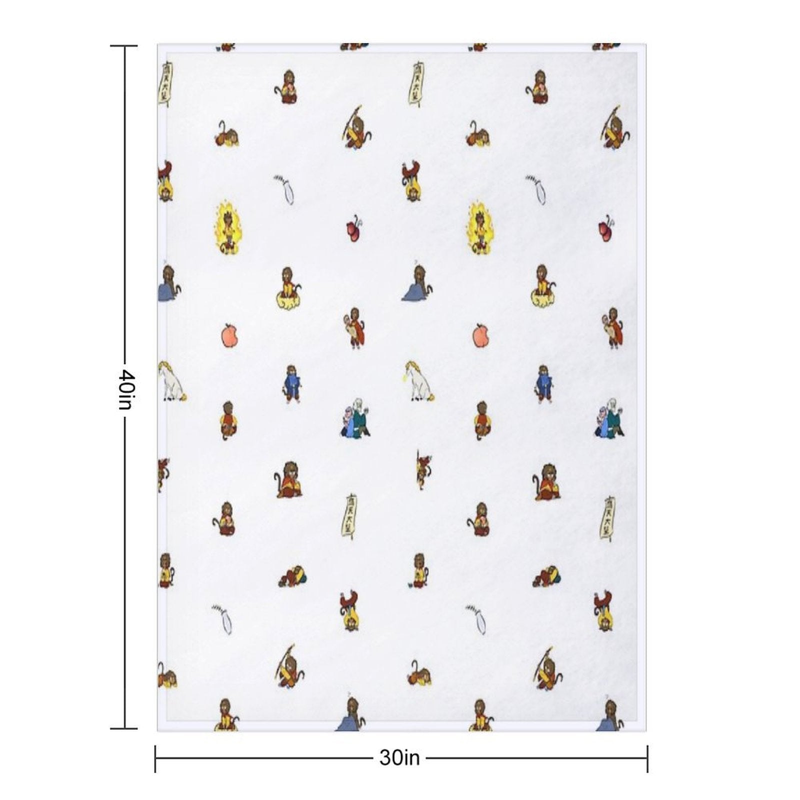 Barrel of Even More Monkeys Eco-conscious Throw Blanket