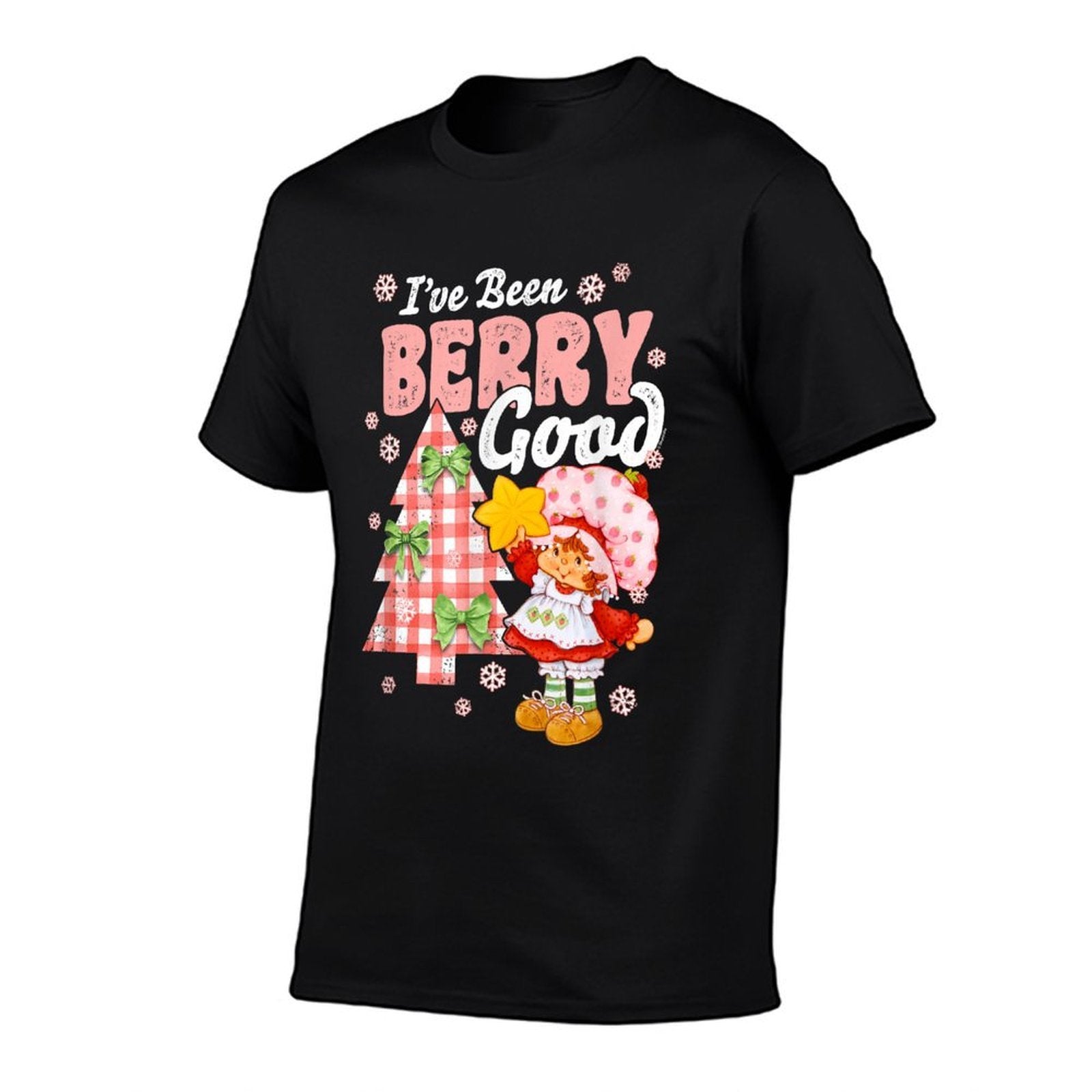Strawberry Shortcake Christmas Ive Been Berry Good  Cotton T-Shirt