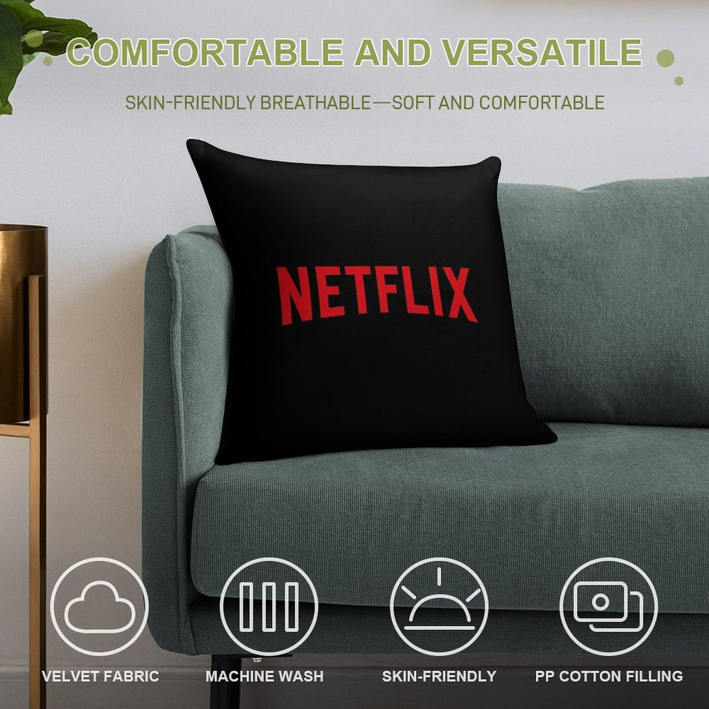 Netflix Soft Reinforced Edging Throw Pillow