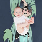 Gacha Life Series - Chloe The Tomboy Shrink-resistant Throw Blanket