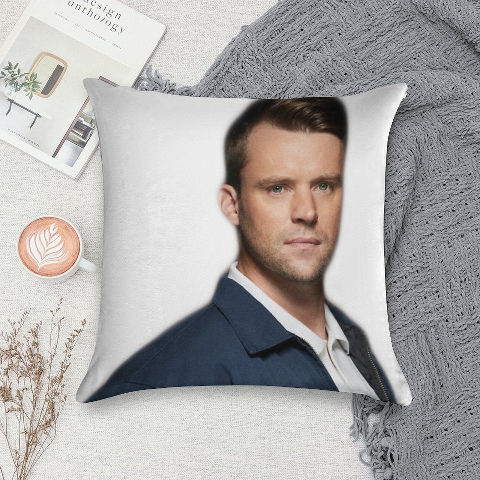 Matt Casey Soft Decorative Cover Throw Pillow