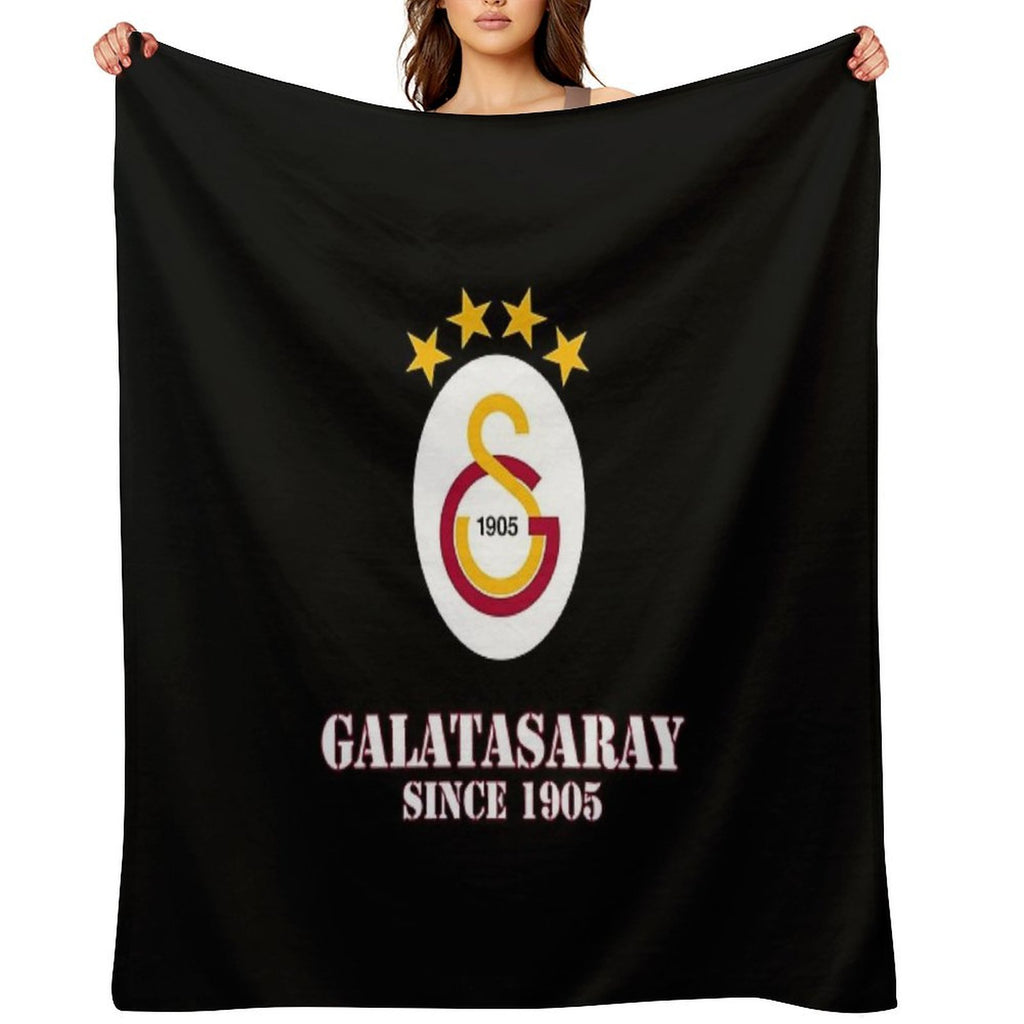 GALATASARAY SPOR KULUBU Velvety-soft Throw Blanket