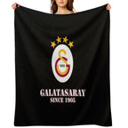 GALATASARAY SPOR KULUBU Velvety-soft Throw Blanket