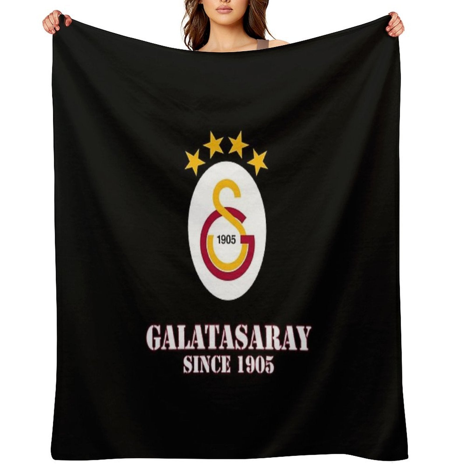 GALATASARAY SPOR KULUBU Velvety-soft Throw Blanket