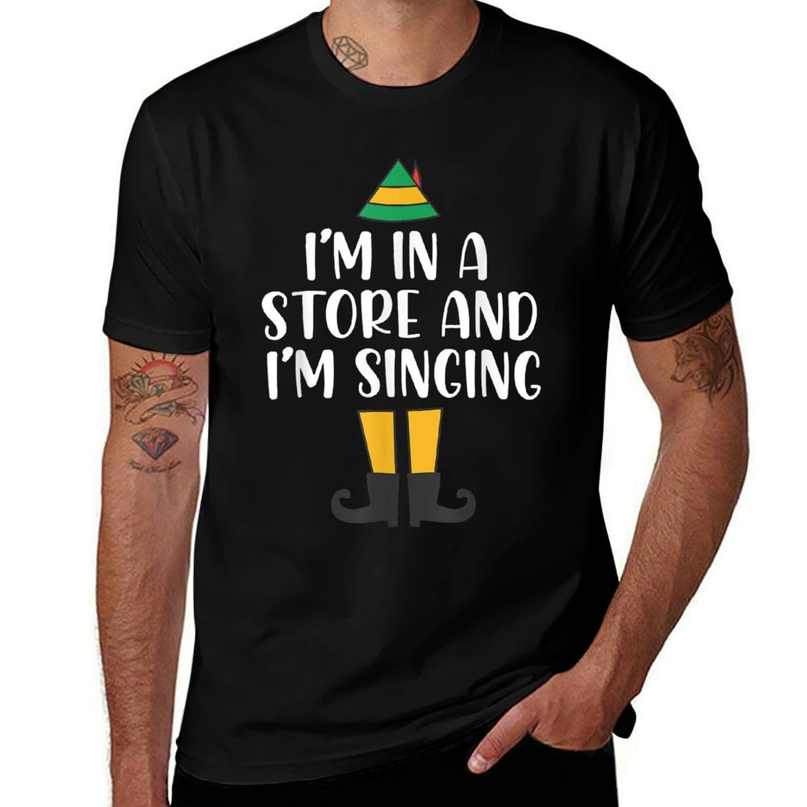Im in A Store And Im Singing Christmas Buddy Elf  Durable T-Shirt