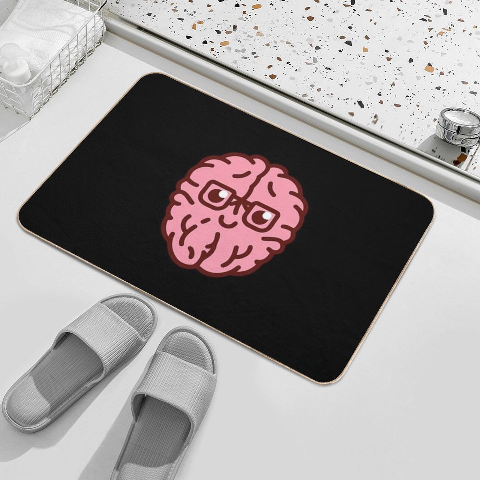 Cute Psychology  Dirt-Trapping Bath Mat