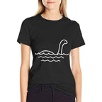 Loch Ness Monster Line Cute Nessie Nessy Animal Lover Gift  Quick-drying T-Shirt