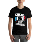 Gamer Back To School Funny Game 1st Grade Kids Boys  High-quality Stitching T-Shirt