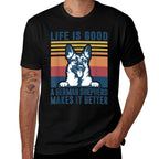 German Shepherd Gift Men Women Dog Dad Mom German Shepherd  Cotton T-Shirt