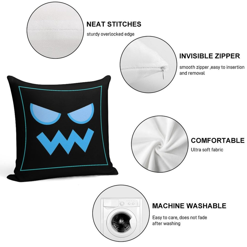Funny Gamer Soft Anti-Pilling Throw Pillow