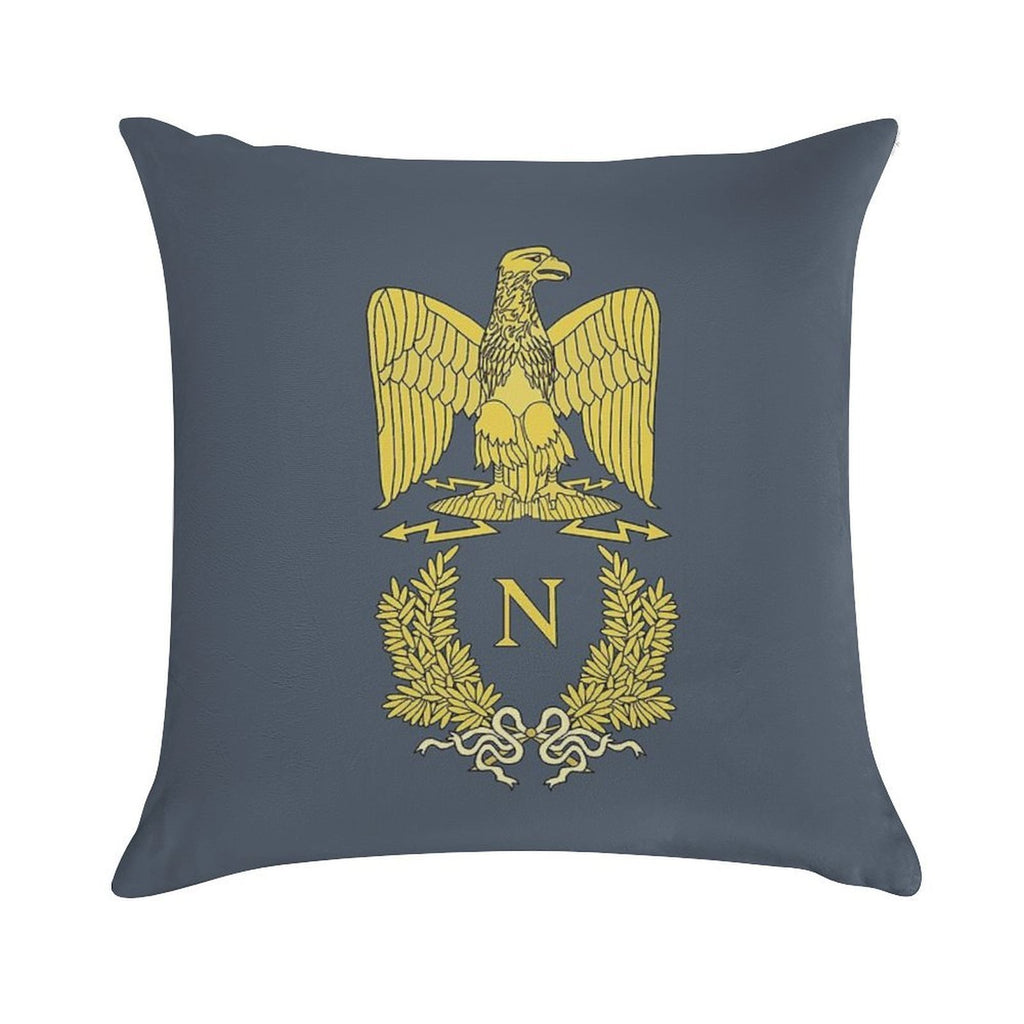 Napoleon Bonaparte Emlem Soft Easy Maintenance Throw Pillow