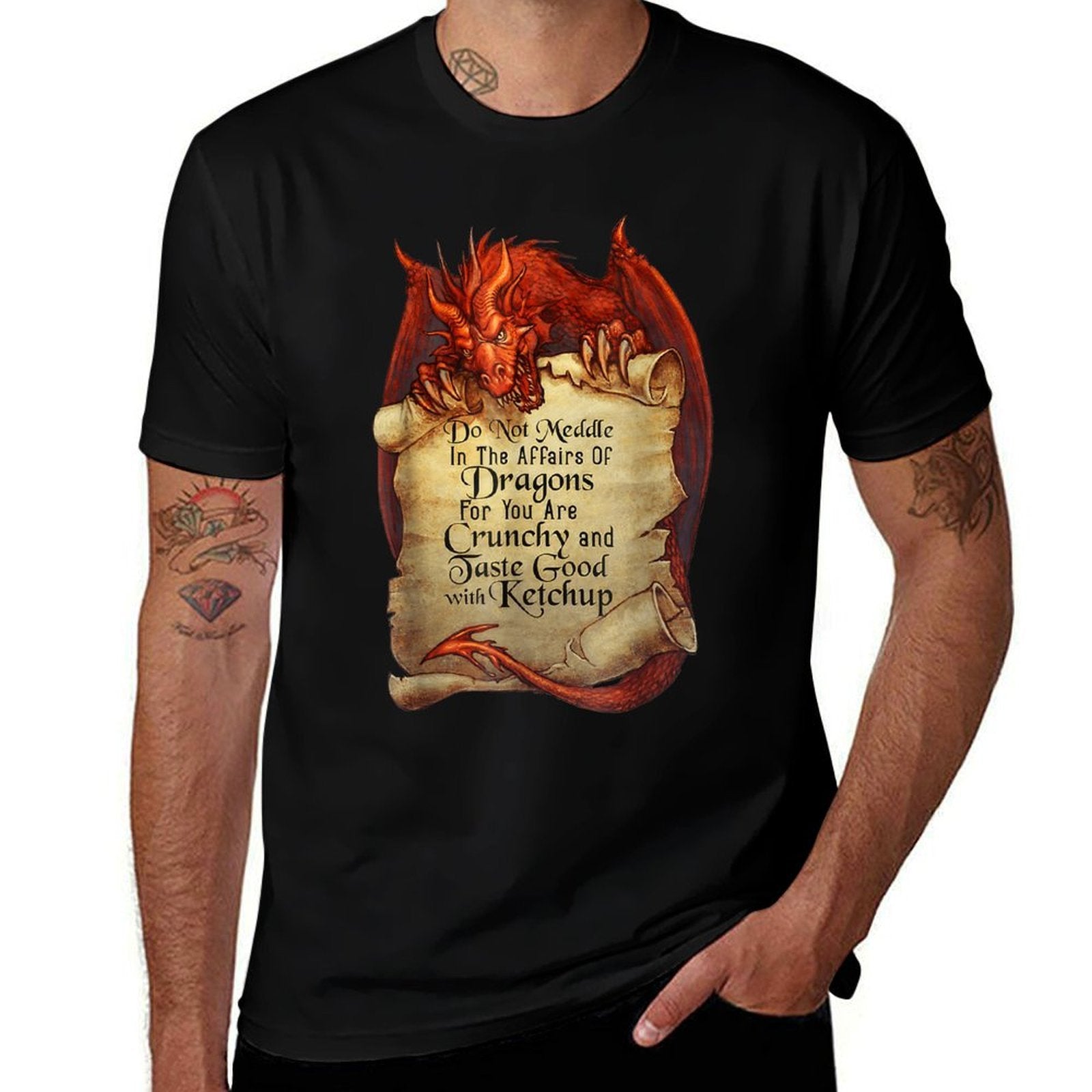 Do Not Meddle In The Affairs Of Dragons For You Are Crunchy  Classic T-Shirt