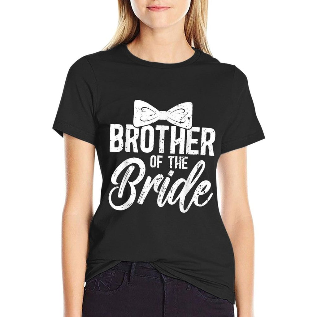 Brother Of The Bride Brother Brides Brother  Rolled Sleeves T-Shirt